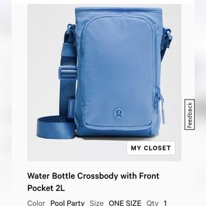 lululemon athletica Water Bottle Crossbody Bag with Front Pocket